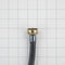 6' Black braided washer fill hoses - 2 pack