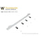 30" Built-In Range Flush Installation Trim Kit, White, fits WOS51EC0HW, WOD51EC0HW, WOS72EC0HW, and WOD77EC0HW