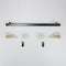 27" Combination Wall Range Flush Installation Trim Kit, Black/Stainless Steel, fits WOC75EC7HV