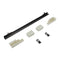 27" Combination Wall Range Flush Installation Trim Kit, Black/Stainless Steel, fits WOC75EC7HV