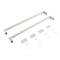 KitchenAid Refrigerator Handle Kit for Double-Drawer Beverage Centers - Stainless Steel