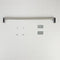 KitchenAid Refrigerator Handle Kit with Two Red Medallions for Panel-Ready Undercounter Models and Wine Cellars - Stainless Steel