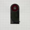 KitchenAid Refrigerator Handle Kit with Two Red Medallions for Panel-Ready Undercounter Models and Wine Cellars - Stainless Steel