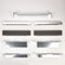 Built-in Oven Side Trim Kit, Stainless Steel With (2) 30" Trim Pieces