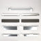 Built-In Oven Side Trim Kit, Stainless Steel with (2) 30" trim pieces