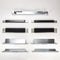 Built-In Oven Side Trim Kit, Stainless Steel with (2) 30" trim pieces