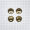Jennair Large Burner Cap (set Of 4) For Rise And Noir-style Commercial Range And Rangetops - Brass