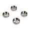 Jennair 3-in D Bezel (set Of 4) For Rise-style Commercial Range And Rangetop Griddle Knobs - Chrome