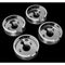 JennAir 3-IN D Bezel (Set of 4) for Rise-Style Commercial Range and Rangetop Griddle Knobs - Chrome