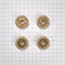 JennAir Bezel (Set of 4) for Rise-Style Commercial Range and Rangetop Knobs - Brass