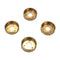 JennAir Bezel (Set of 4) for Rise-Style Commercial Range and Rangetop Knobs - Brass