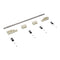 30" Built-In Range/Microwave Flush Installation Trim Kit, Stainless Steel
