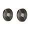 Kitchenaid Commercial-style Range Handle Medallion Kit - Black (includes Two Medallions, Screws, And One 1/8-in Hex Wrench)