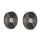 KitchenAid Commercial-Style Range Handle Medallion Kit - Black (Includes Two Medallions, Screws, and One 1/8-IN Hex Wrench)