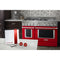 Kitchenaid Commercial-style Range Handle Medallion Kit - Red (includes Two Medallions, Screws, And One 1/8-in Hex Wrench)