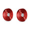 KitchenAid Commercial-Style Range Handle Medallion Kit - Red (Includes Two Medallions, Screws, and One 1/8-IN Hex Wrench)