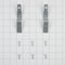 Washer & Dryer Stacking Kit with 23" adhesive pads (2), 2 galvanized steel brackets, and 4 screws