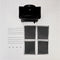 Range Hood Island Recirculation Kit With 2 Charcoal Filters, 4 Clips, And A Deflector Damper - Silver