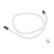 4' Transparent Washer Drain Hose with 1 clamp that fits WCD3090JW, WCD5090JW, YWCD3090JW