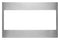 Built-In Low Profile Microwave Standard Trim Kit, Stainless Steel, Size: 32.5" x 21.5" x 5", fits cut-out height 17-1/2"