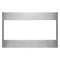 Built-In Low Profile Microwave Standard Trim Kit, Stainless Steel, Size: 32.5" x 21.5" x 5", fits cut-out height 17-1/2"