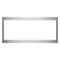 Built-In Low Profile Microwave Slim Trim Kit, Stainless Steel, Size: 31.5"L x 17.5"W x 5"D, fits cut-out height 12"