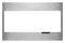 Built-In Low Profile Microwave Standard Trim Kit with Pocket Handle, Stainless Steel, fits cut-out height 17-1/2"