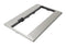 Built-In Low Profile Microwave Standard Trim Kit with Pocket Handle, Stainless Steel, fits cut-out height 17-1/2"