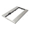 Built-In Low Profile Microwave Standard Trim Kit with Pocket Handle, Stainless Steel, fits cut-out height 17-1/2"