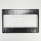 Built-In Low Profile Microwave Standard Trim Kit with Pocket Handle, Stainless Steel, fits cut-out height 17-1/2"