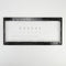 Built-In Low Profile Microwave Slim Trim Kit with Pocket Handle, Stainless Steel, fits cut-out height 12"