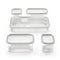 Refrigerator Prep and Store Bins for Storing Leftovers, Prep Foods, and Fresh Ingredients