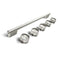 Stainless Steel Handle And Knob Hardware Accessory Kit For Kitchenaid® Slide-in Convectionrange