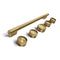Brass Handle And Knob Hardware Accessory Kit For Kitchenaid® 30" Commercial-style Dual Fuel Range