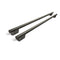 Black Ore Handle Hardware Accessory Kit For Kitchenaid® 42" Built-in Side-by-side Refrigerator