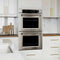 30 In. Professional True Convection Double Wall Oven With Air Fry And Self Clean In Stainless Steel