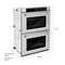 30 In. Professional True Convection Double Wall Oven With Air Fry And Self Clean In Stainless Steel