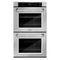 30 In. Professional True Convection Double Wall Oven With Air Fry And Self Clean In Stainless Steel