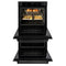 30 In. Professional True Convection Double Wall Oven With Air Fry And Self Clean In Black Stainless Steel