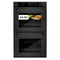 30 In. Professional True Convection Double Wall Oven With Air Fry And Self Clean In Black Stainless Steel