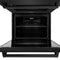 30 In. Professional True Convection Double Wall Oven With Air Fry And Self Clean In Black Stainless Steel
