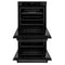 30 In. Professional True Convection Double Wall Oven With Air Fry And Self Clean In Black Stainless Steel