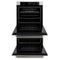 Autograph Edition 30 In. Professional True Convection Double Wall Oven With Air Fry And Self Clean In Satin Stainless Steel With Polished Nickel Helix Handles