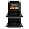 Autograph Edition 30 In. Professional True Convection Double Wall Oven With Air Fry And Self Clean In Satin Stainless Steel With Polished Nickel Helix Handles