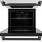 Autograph Edition 30 In. Professional True Convection Double Wall Oven With Air Fry And Self Clean In Satin Stainless Steel With Matte Black Handles