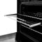Autograph Edition 30 In. Professional True Convection Double Wall Oven With Air Fry And Self Clean In Satin Stainless Steel With White Matte Doors And Matte Black Handles