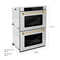 Autograph Edition 30 In. Professional True Convection Double Wall Oven With Air Fry And Self Clean In Stainless Steel With Champagne Bronze Handles