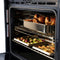 Autograph Edition 30 In. Professional True Convection Double Wall Oven With Air Fry And Self Clean In Stainless Steel With Matte Black Handles