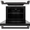 Autograph Edition 30 In. Professional True Convection Double Wall Oven With Air Fry And Self Clean In Stainless Steel With White Matte Doors And Matte Black Handles