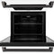 Autograph Edition 30 In. Professional True Convection Double Wall Oven With Air Fry And Self Clean In Stainless Steel With White Matte Doors And Matte Black Handles